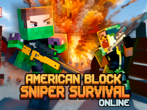 Play American Block Sniper Survival Online
